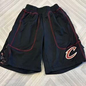 Zipway NBA Boys Cavaliers Black Side Zip Athletic Shorts